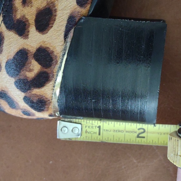 Nine West calf hair animal print Chelsea ankle bootie - Picture 9 of 11